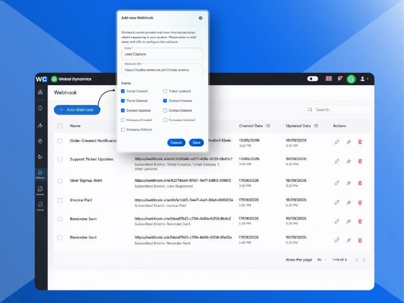 Webhook Management