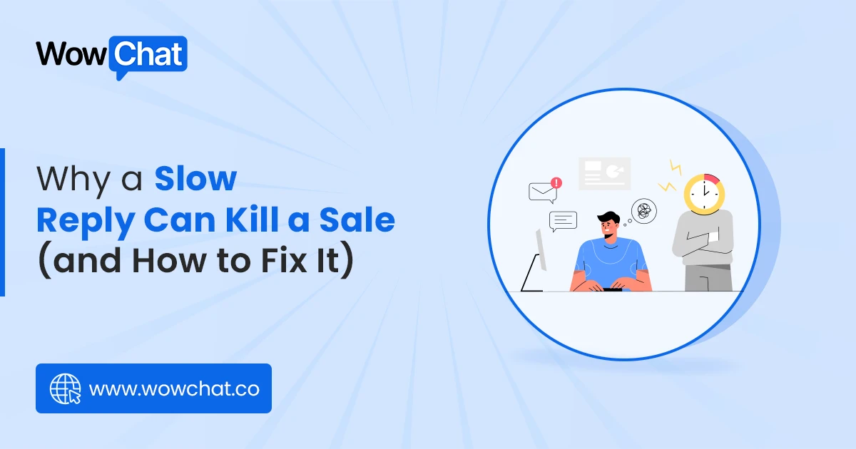 Slow Reply Can Kill a Sale